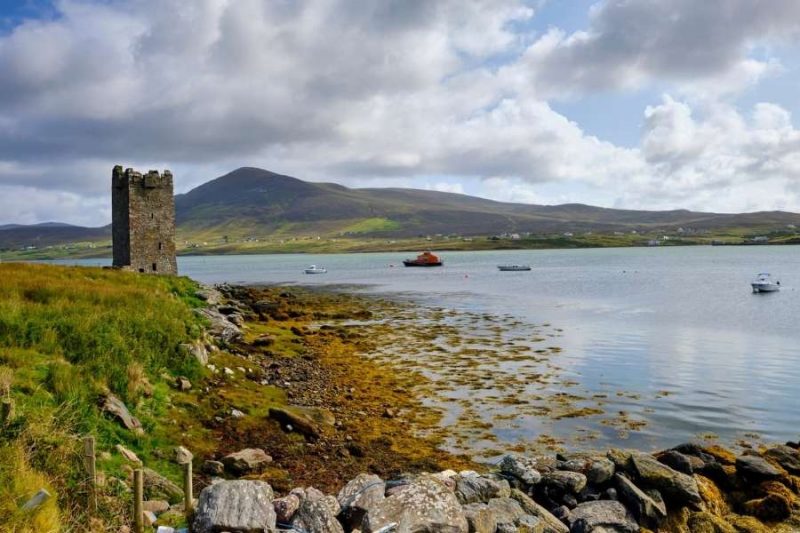 Achill Ruin in Ierland met Galtic
