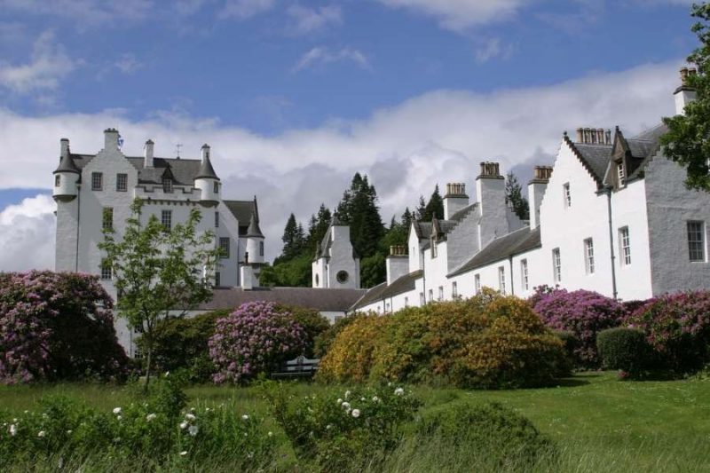Blair castle in in Schotland Galtic