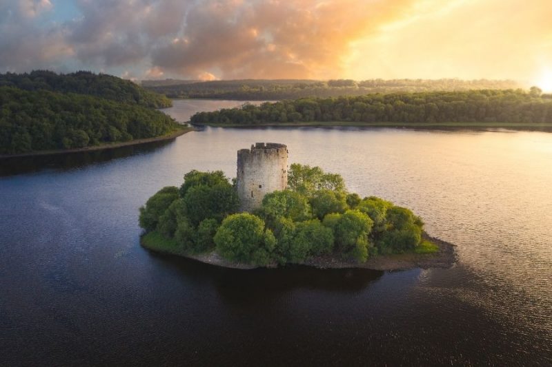 Cloughoughter Castle in Ierland Galtic
