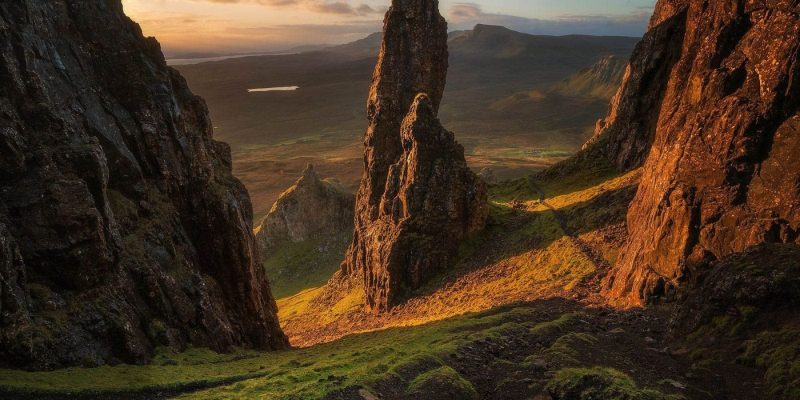 Eiland Skye in Schotland met Galtic
