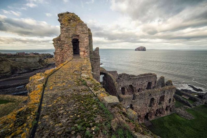 Tantallon Castle in in Schotland Galtic