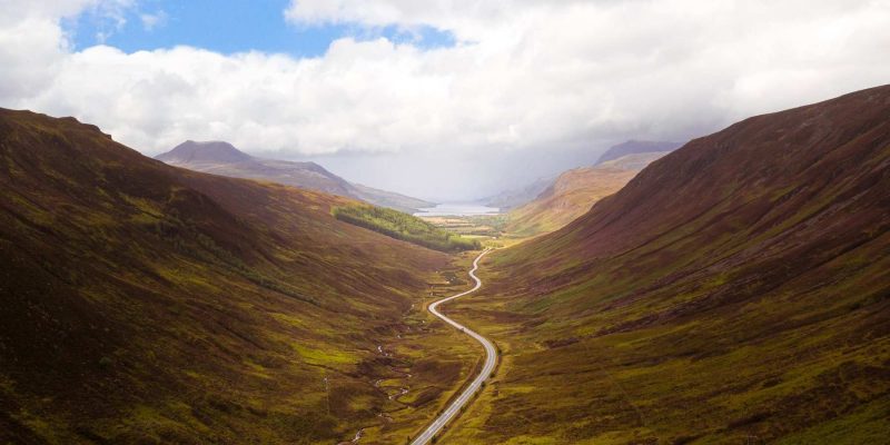 Wegennetwerk in Schotland Reizen met Galtic