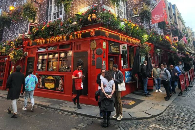Temple Bar in Dublin in Ierland met Galtic